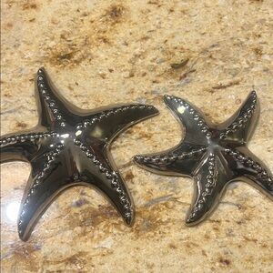 Silver Starfish Home Decor Accents